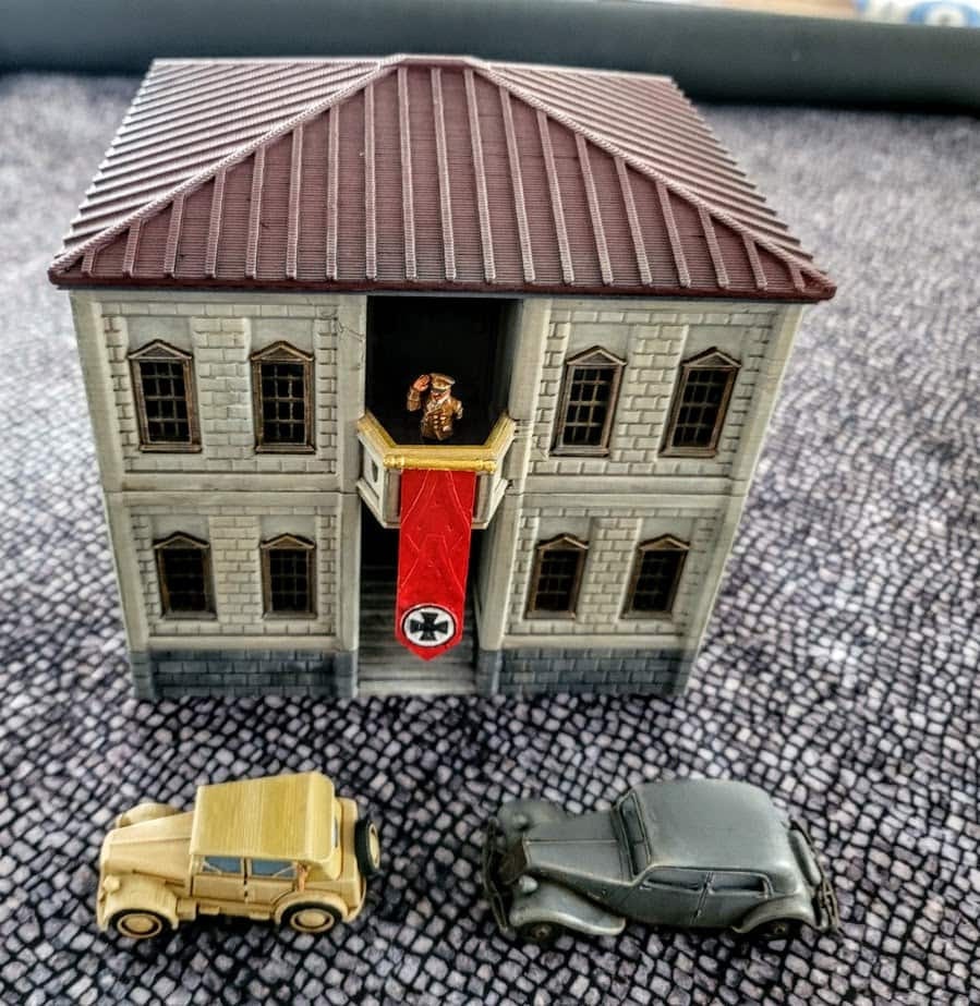 Wargaming Terrain Large Administration Building Various Scales Historical Wargaming