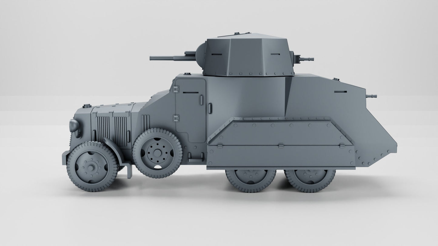 WWII Italian Autoblinda AB 611 Armoured Car Various Scales Historical Wargaming