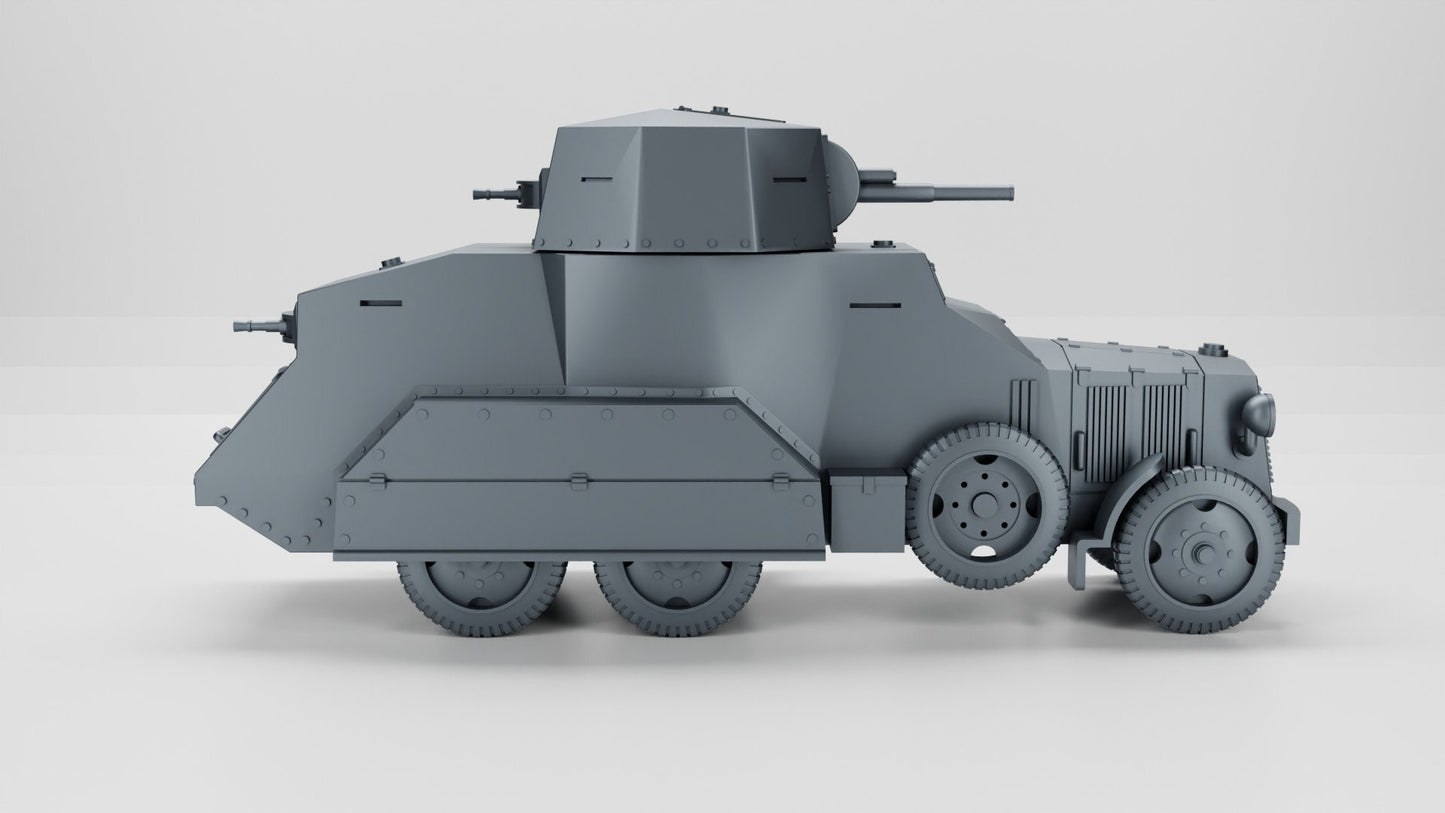WWII Italian Autoblinda AB 611 Armoured Car Various Scales Historical Wargaming