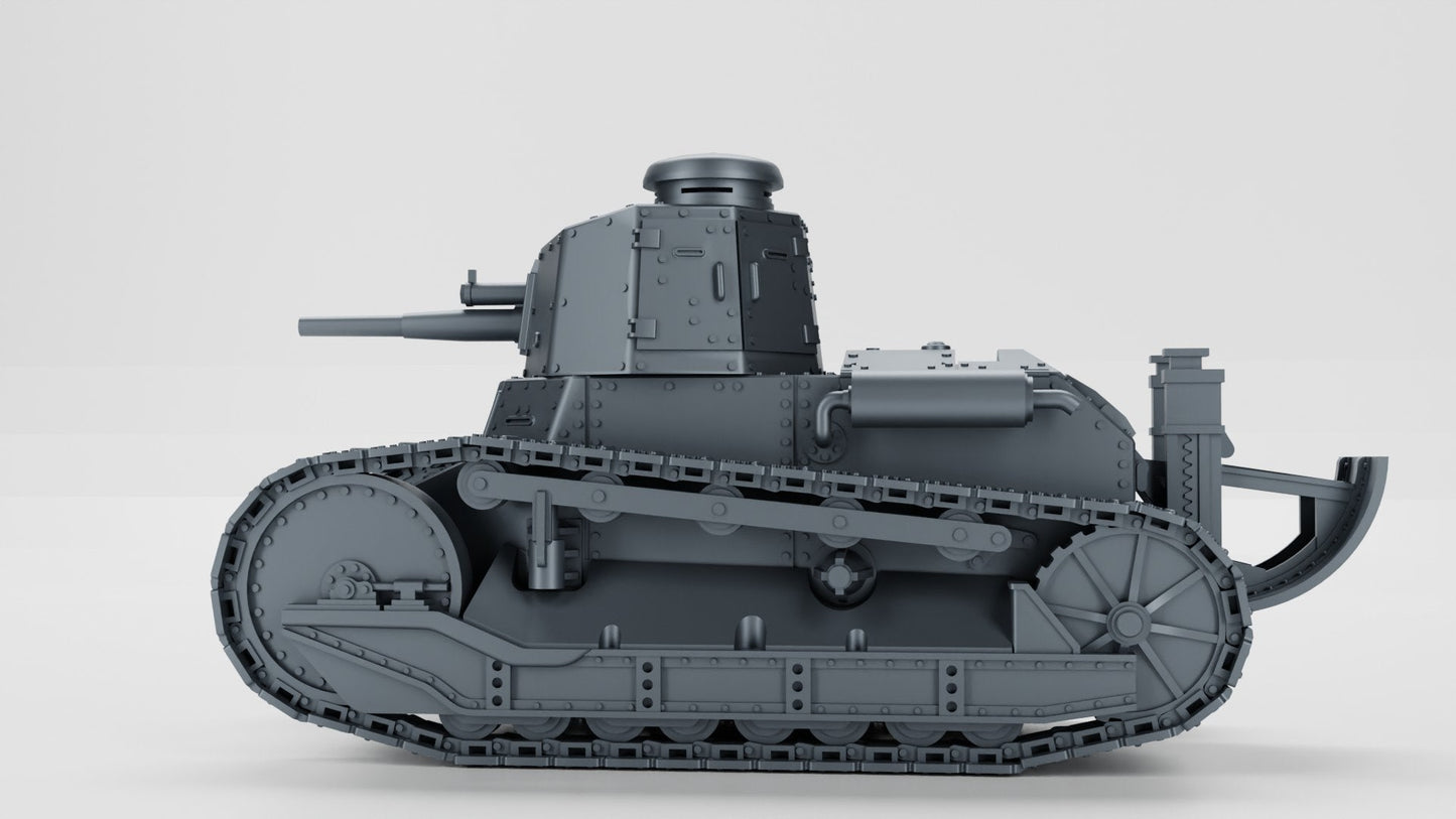 WWII Italian Fiat 3000 mod.30 Various Scales Historical Wargaming