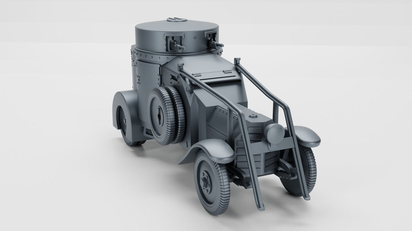 WWII Italian Lancia 1ZM Interwar Armoured Car Various Scales Historical Wargaming (US tariffs are pre-paid by us)
