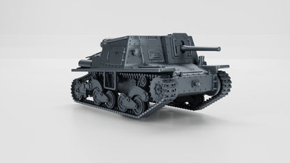 WWII Italy Self-Propelled Gun Semovente L40 da 47/32 Various Scales Historical Wargaming