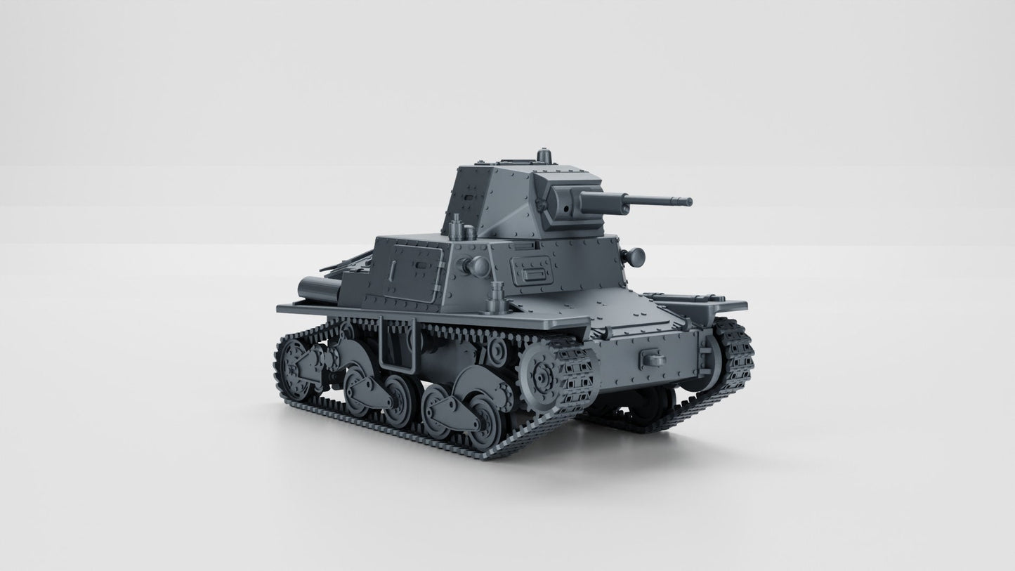 WWII Italian L6 - 40 Light Tank Various Scales Historical Wargaming