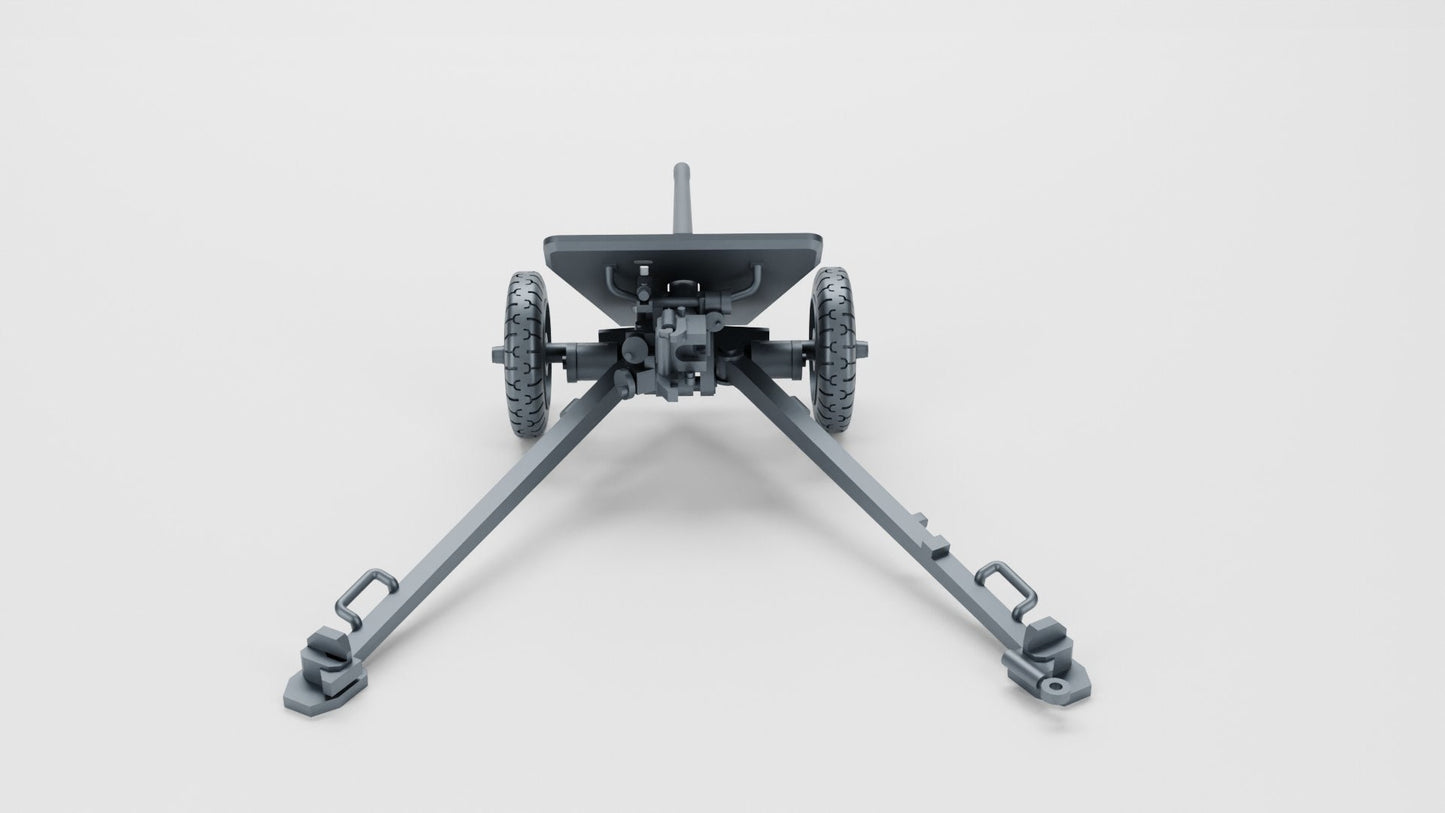 WWII Japanese Type 1 47mm Anti-tank Gun Various Scales Historical Wargaming (US tariffs are pre-paid by us)