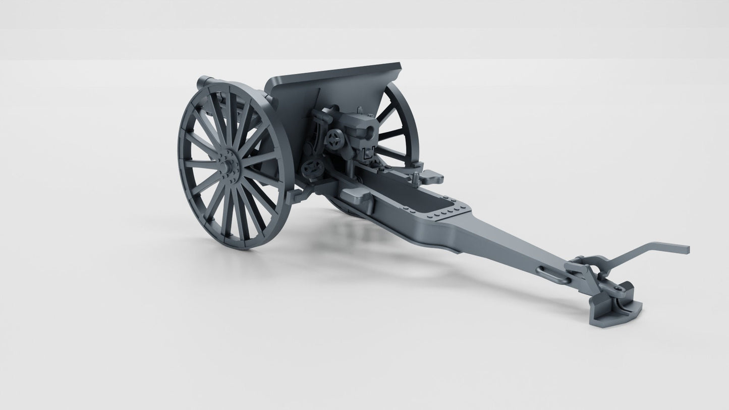 WWII Japanese WW2 Type 38 75 mm Field Gun Various Scales Historical Wargaming