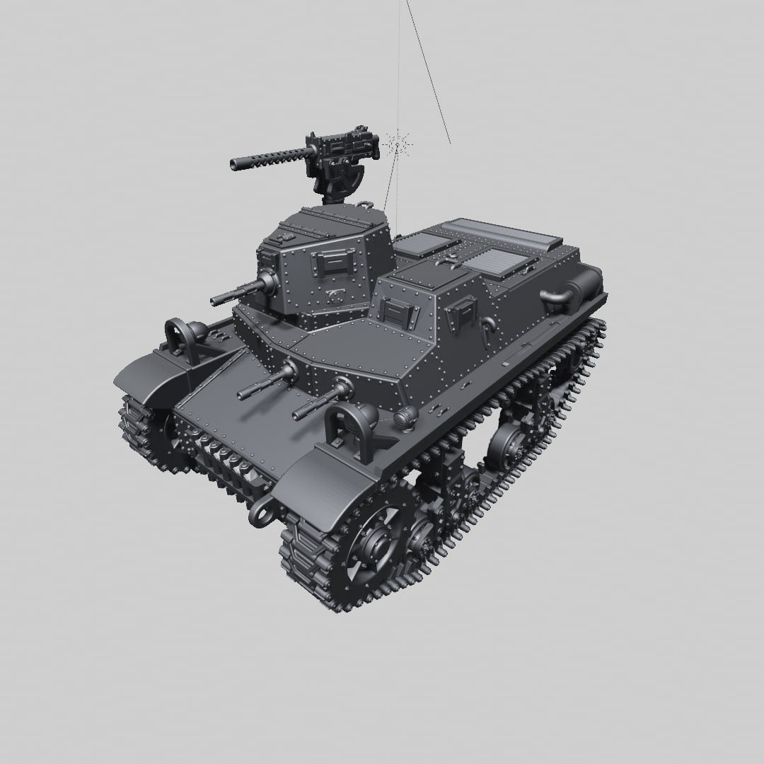 WWII US M1931 Combat Car - Marmon Herrington CTLS-4TA Various Scales Historical Wargaming