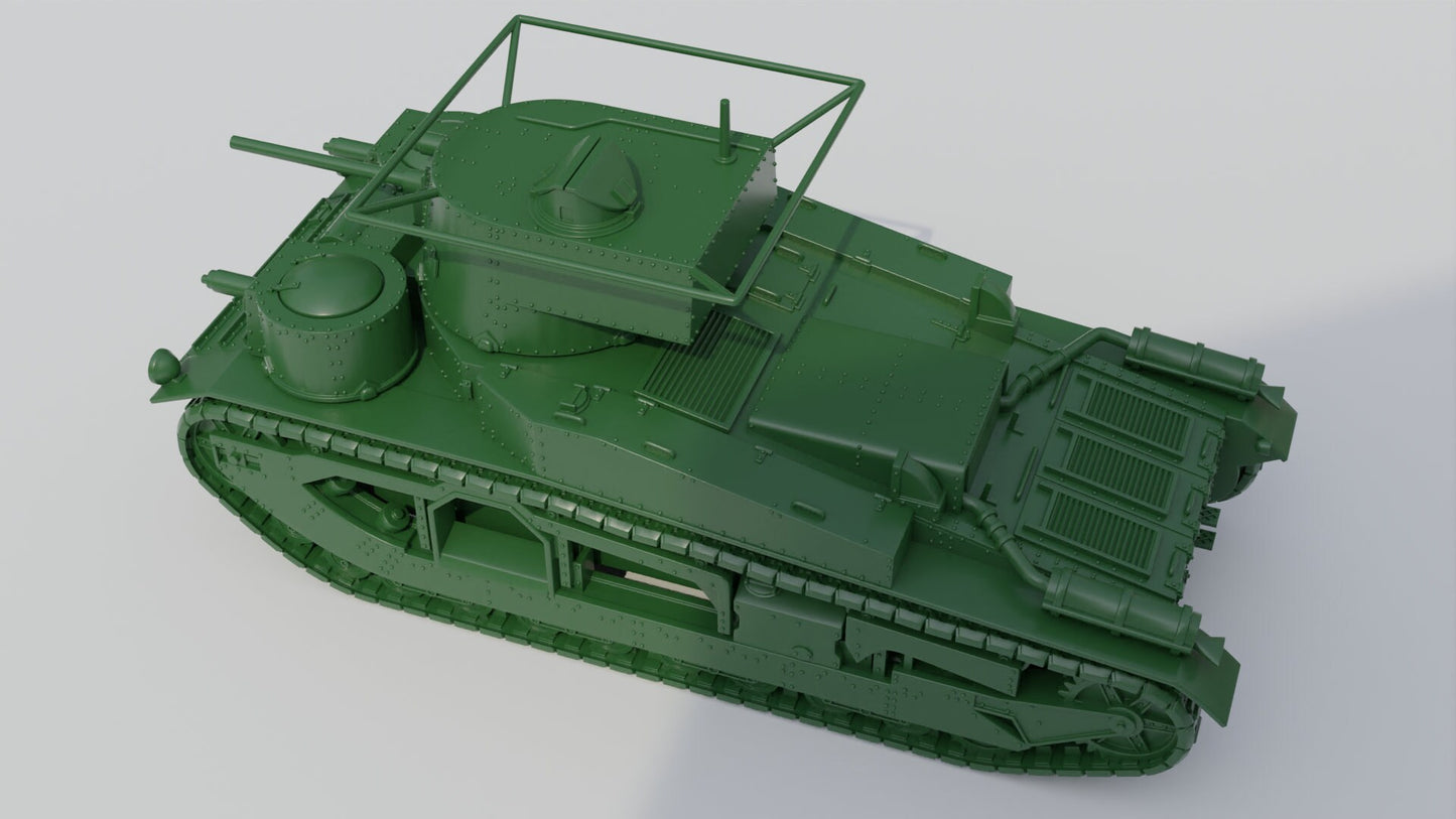 WWII British Vickers Medium Tank Mk.III UK Various Scales Historical Wargaming