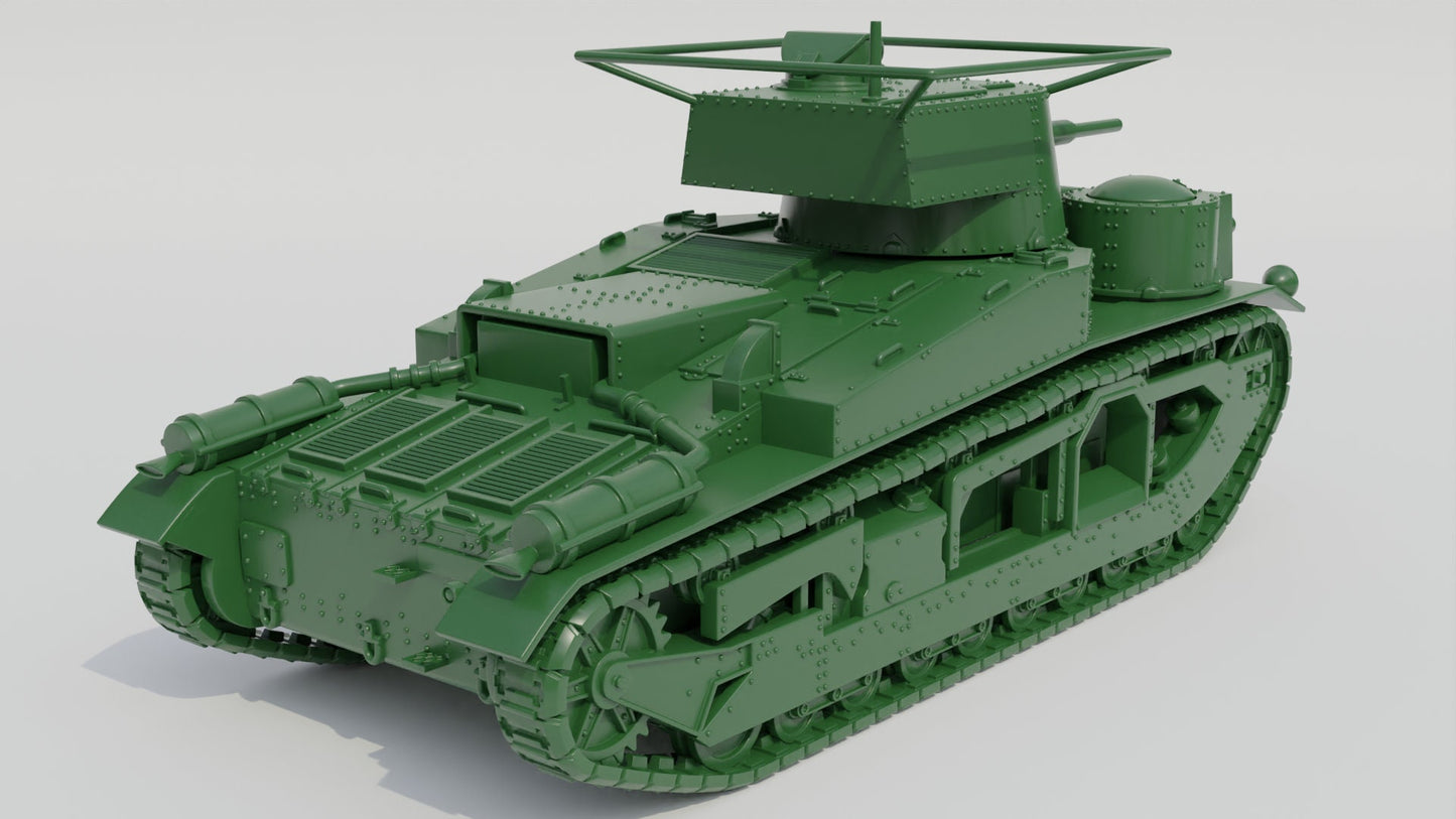 WWII British Vickers Medium Tank Mk.III UK Various Scales Historical Wargaming