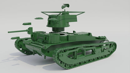 WWII British Vickers Medium Tank Mk.III UK Various Scales Historical Wargaming