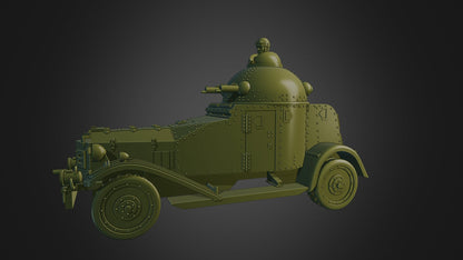 WWII Japanese Vickers Crossley Armoured Car including 5 tops Various Scales Historical Wargaming