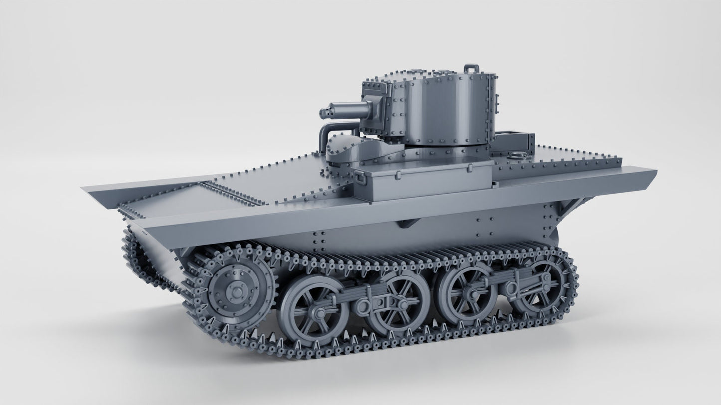 WWII British Vickers Carden-Loyd M1931 Light Amphibious Tank Various Scales Historical Wargaming