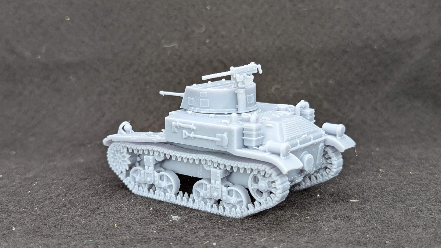 WWII US M1 Combat Car (Light Tank M1) Interwar Various Scales Historical Wargaming