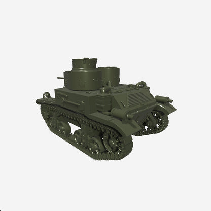 WWII US Light Tank M2A2 Various Scales Historical Wargaming