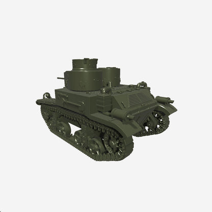 WWII US Light Tank M2A2 Various Scales Historical Wargaming (US tariffs are pre-paid by us)