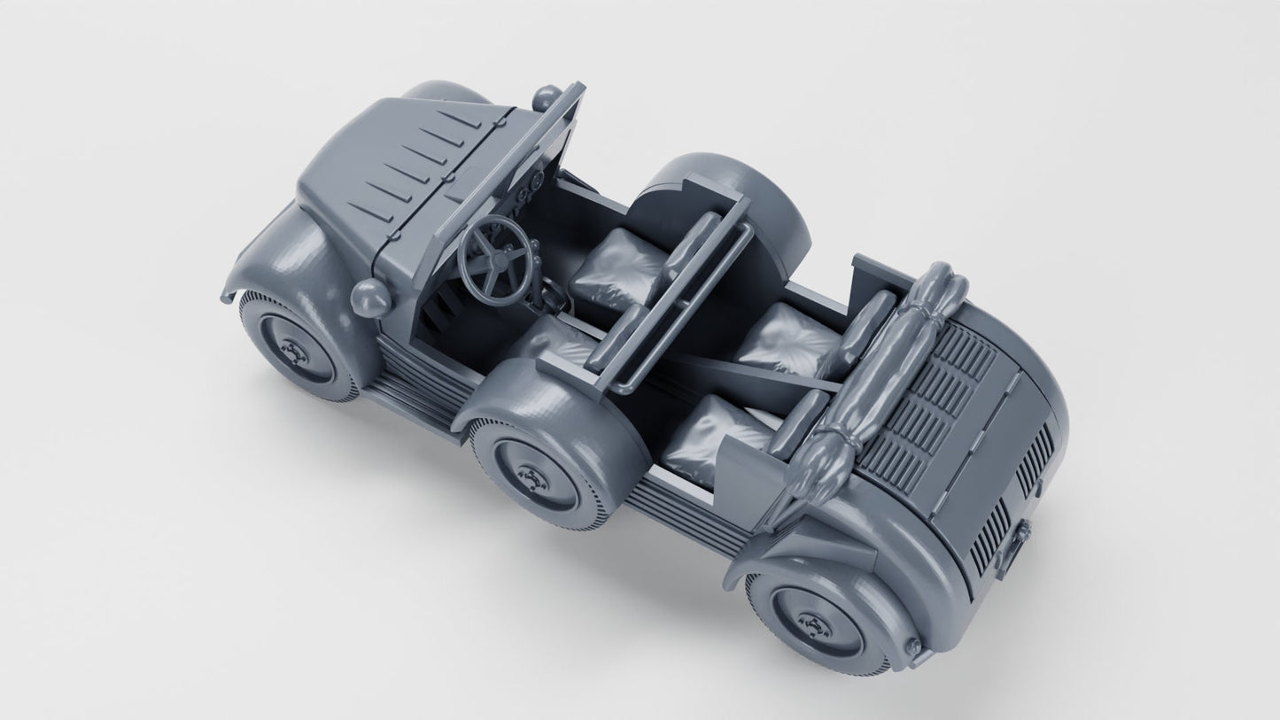 WWII German Gelandewagen Tempo G 1200 Car Various Scales Historical Wargaming (US tariffs are pre-paid by us)