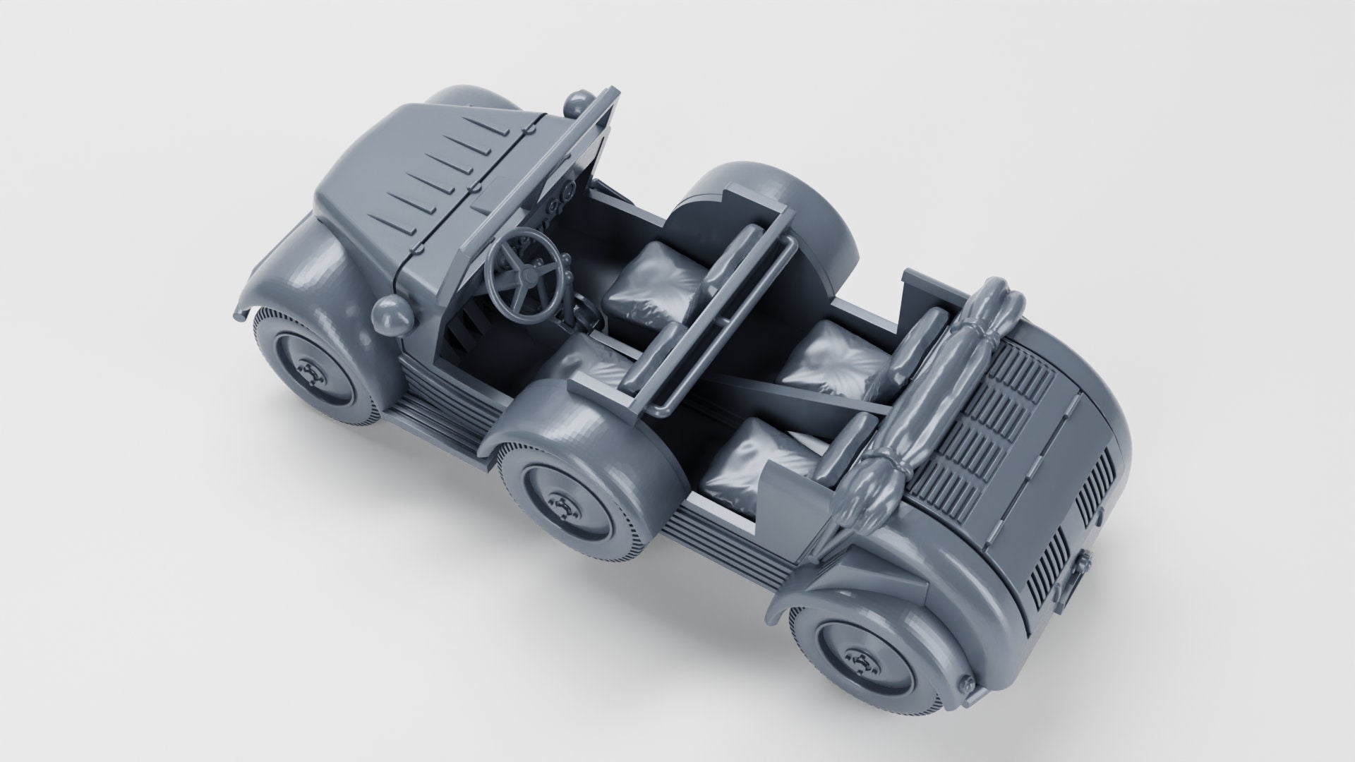 WWII German Gelandewagen Tempo G 1200 Car Various Scales Historical Wargaming (US tariffs are pre-paid by us)
