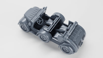 WWII German Gelandewagen Tempo G 1200 Car Various Scales Historical Wargaming (US tariffs are pre-paid by us)