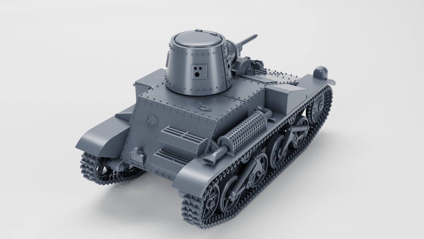 WWII Vickers Light Tank T-15 Belgium WW2 Interwar Various Scales Historical Wargaming