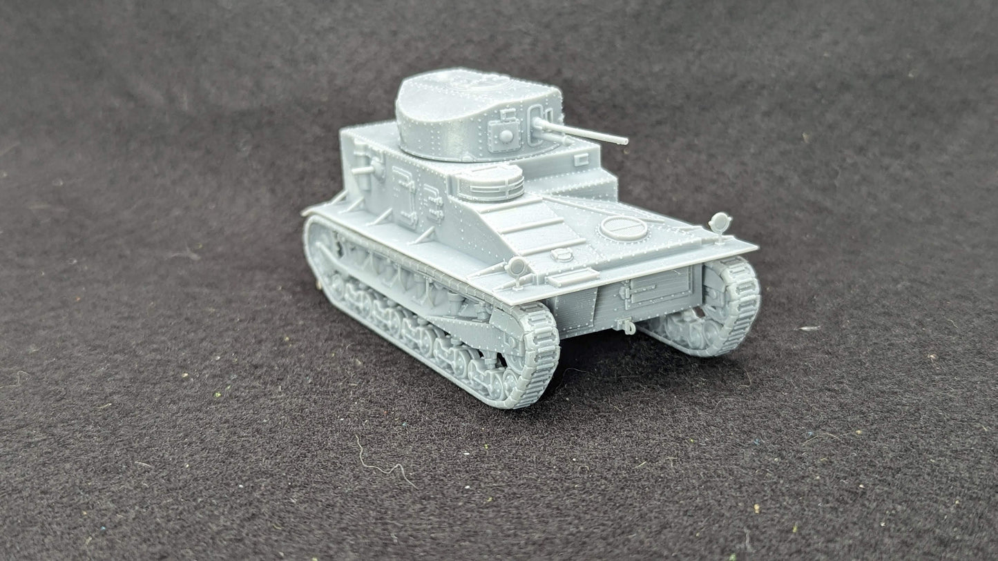 WWII British Vickers Medium Tank Mk.I UK WW2 Interwar Various Scales Historical Wargaming
