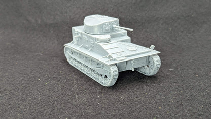 WWII British Vickers Medium Tank Mk.I UK WW2 Interwar Various Scales Historical Wargaming
