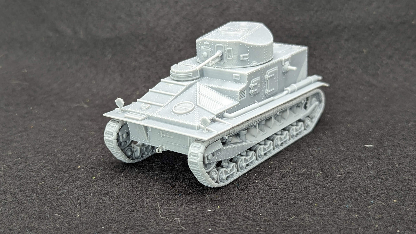 WWII British Vickers Medium Tank Mk.I UK WW2 Interwar Various Scales Historical Wargaming