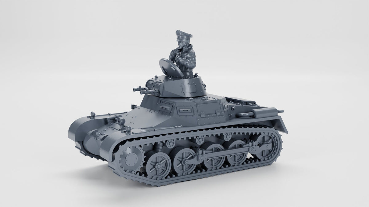 Bolt Action Battlegroup Panzer I Ausf.A (Sd.Kfz.101) + 3 Tankmen Germany WW2 Interwar - 28mm 20mm various scales