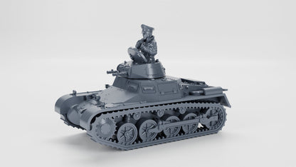 Bolt Action Battlegroup Panzer I Ausf.A (Sd.Kfz.101) + 3 Tankmen Germany WW2 Interwar - 28mm 20mm various scales