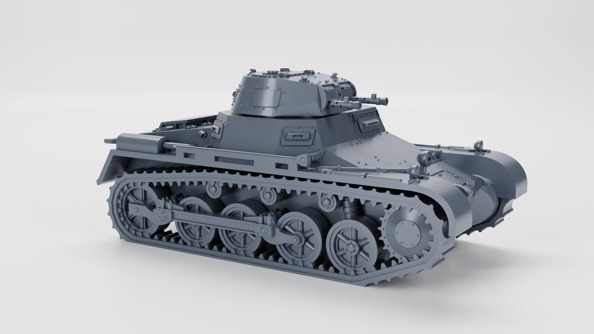 Bolt Action Battlegroup Panzer I Ausf.A (Sd.Kfz.101) + 3 Tankmen Germany WW2 Interwar - 28mm 20mm various scales