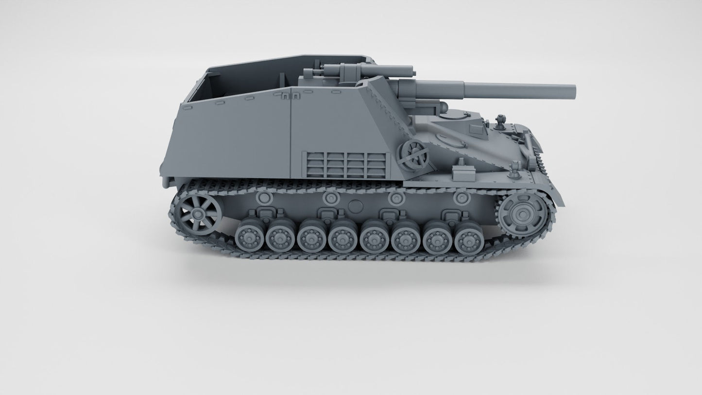 WWII German 15cm s.FH 18/1 Hummel Sd.Kfz.165 Early Production Various Scales Historical Wargaming