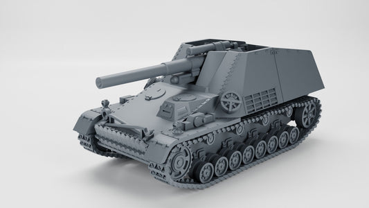 WWII German 15cm s.FH 18/1 Hummel Sd.Kfz.165 Early Production Various Scales Historical Wargaming