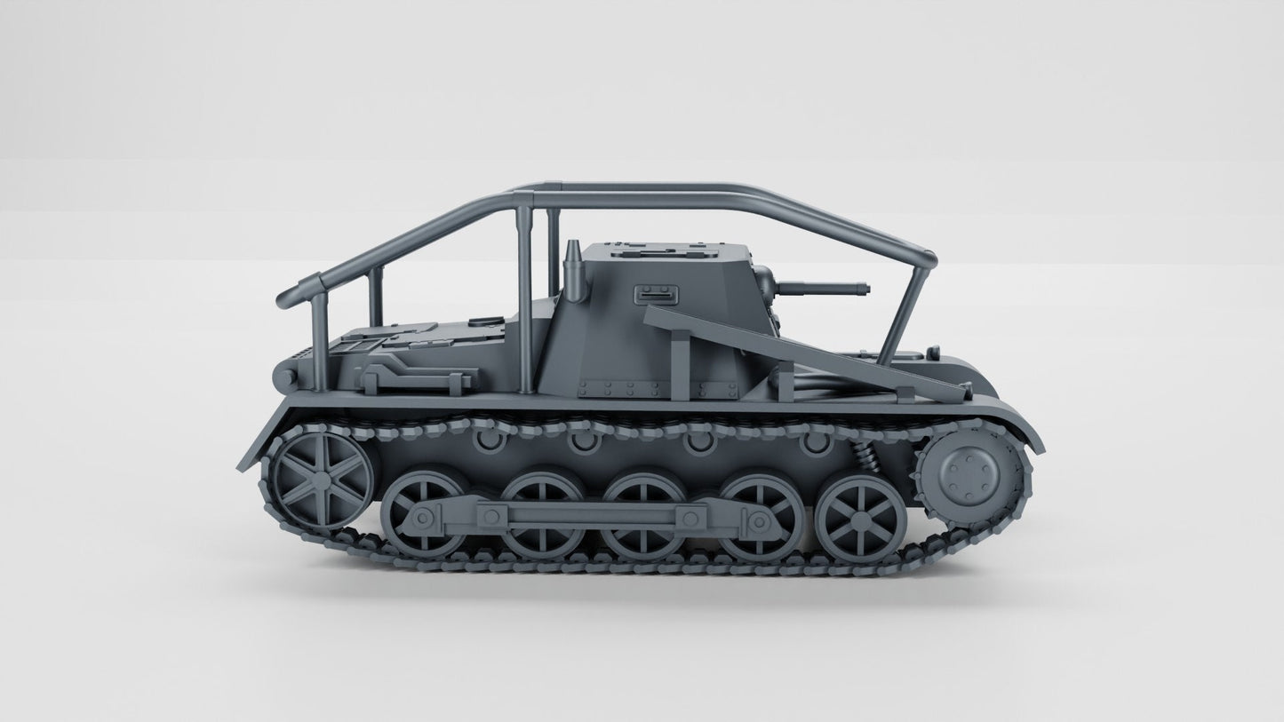 WWII German Command Tank Sd.Kfz. 265 Panzer I ausf B Early War Radio Version Various Scales Historical Wargaming
