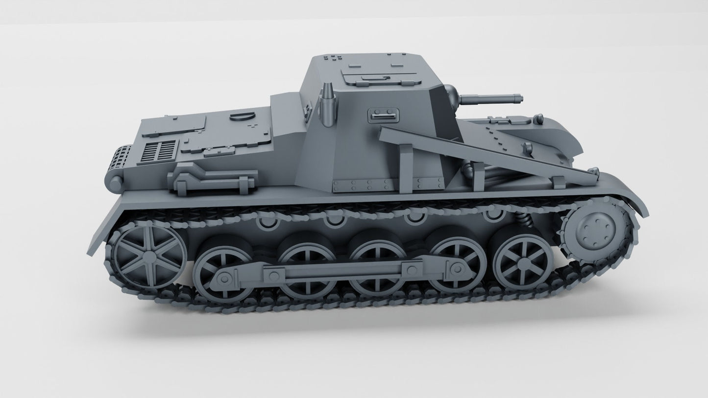WWII German Command Tank Sd.Kfz. 265 Panzer I ausf B Early War Version Various Scales Historical Wargaming (US tariffs are pre-paid by us)