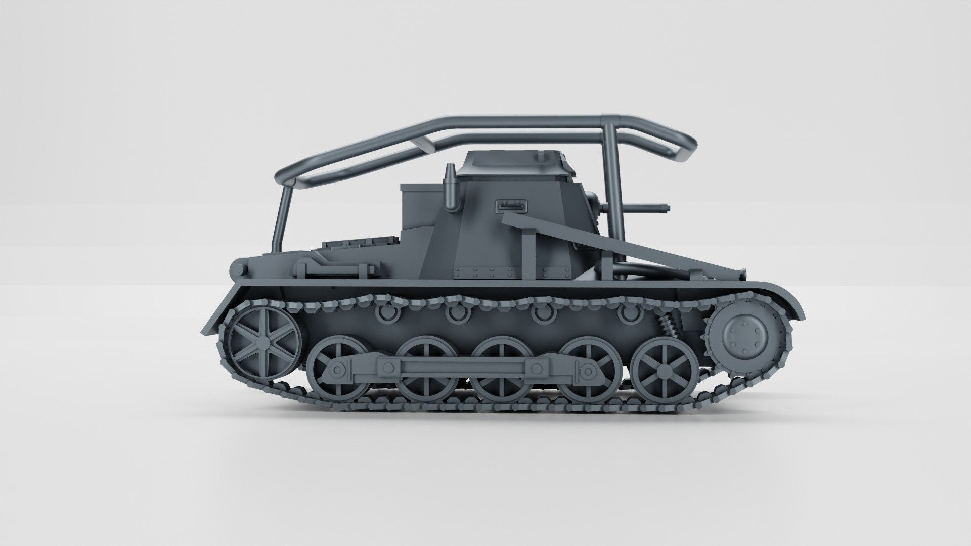 WWII German Command Tank Sd.Kfz. 265 Panzer I ausf B Late War Radio Version Various Scales Historical Wargaming