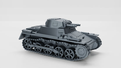 WWII German Panzer I ausf A Early War Version Tank Various Scales Historical Wargaming