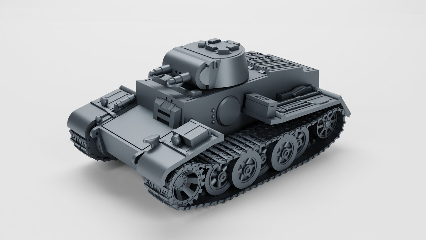 WWII German Panzer I ausf F -Early War Version Various Scales Historical Wargaming (US tariffs are pre-paid by us)