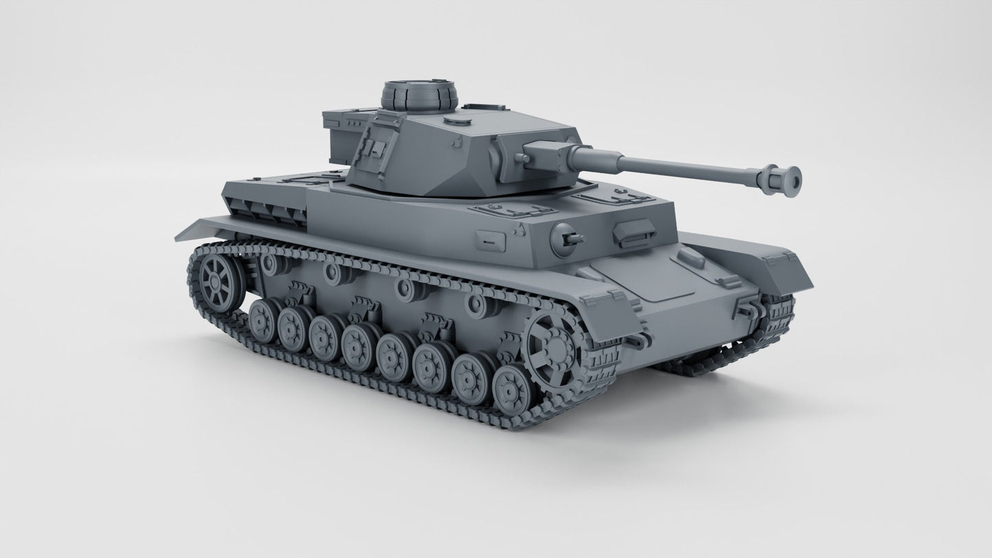 WWII German Panzer IV Ausf G Various Scales Historical Wargaming (US tariffs are pre-paid by us)