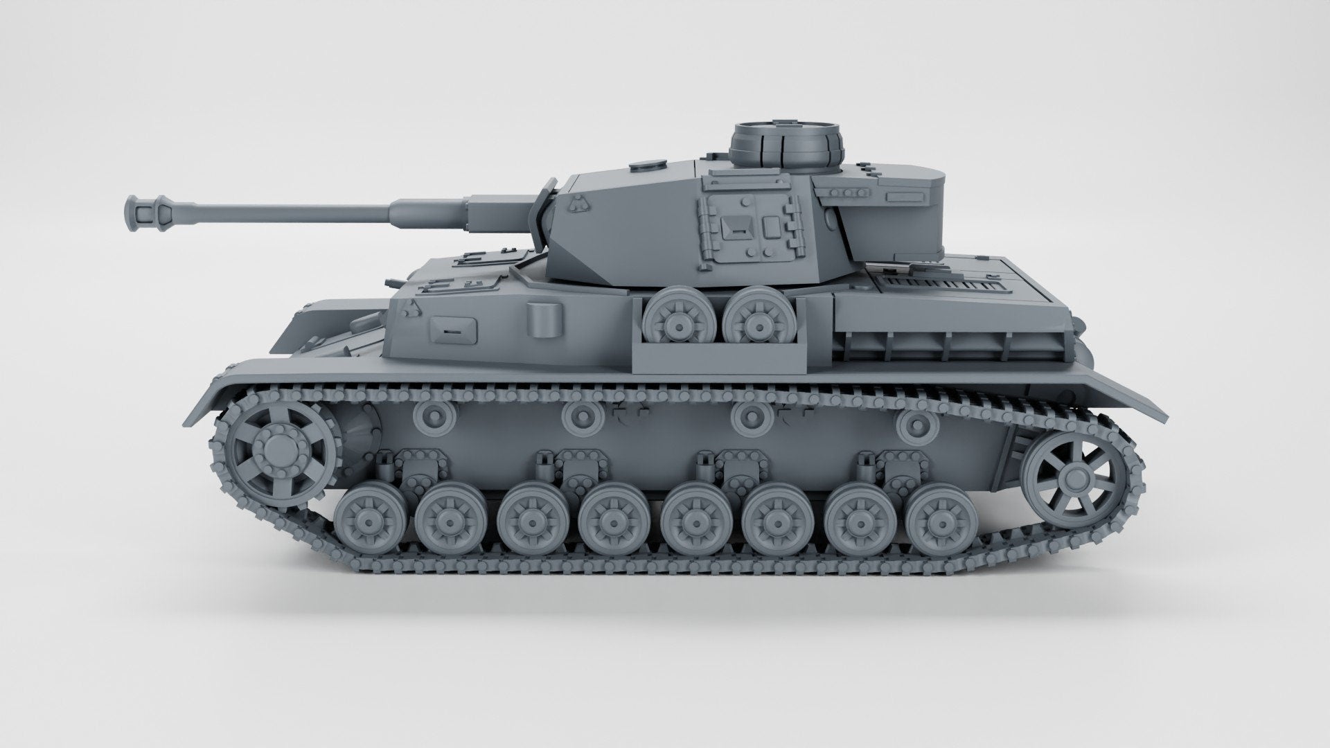 WWII German Panzer IV Ausf G Various Scales Historical Wargaming