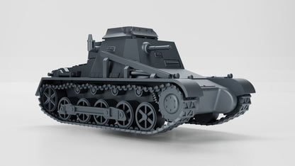 WWII German Command Tank Sd.Kfz. 265 Panzer I ausf B Late War Version Various Scales Historical Wargaming