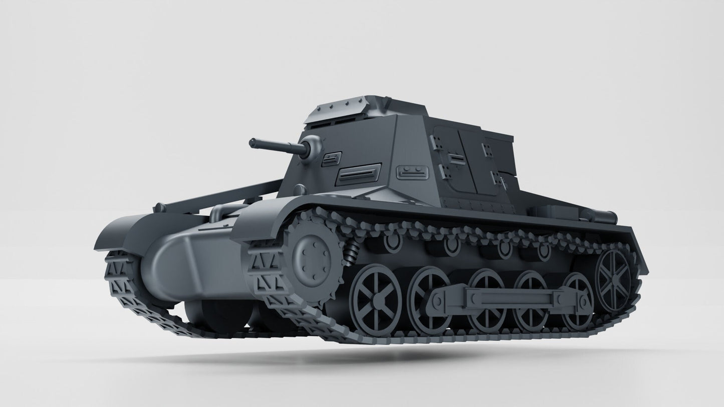 WWII German Command Tank Sd.Kfz. 265 Panzer I ausf B Late War Version Various Scales Historical Wargaming