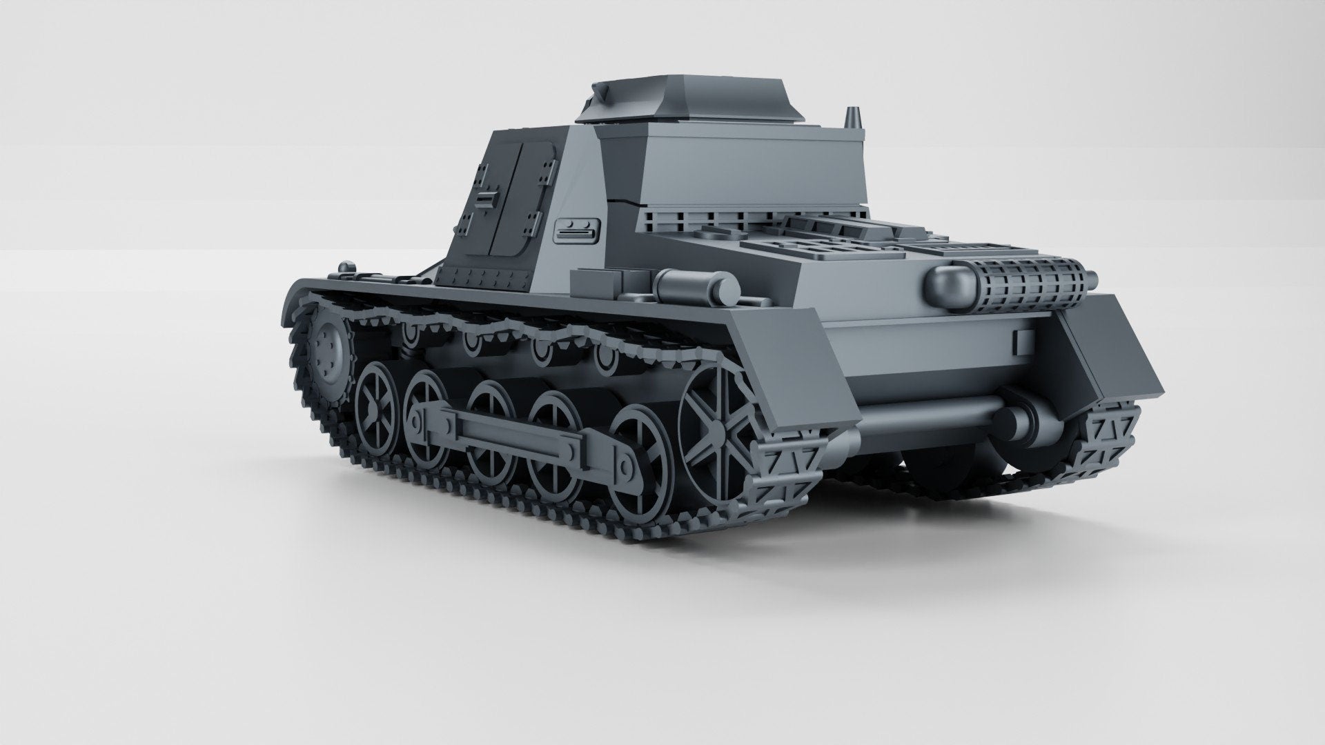WWII German Command Tank Sd.Kfz. 265 Panzer I ausf B Late War Version Various Scales Historical Wargaming