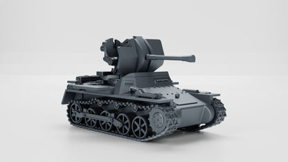WWII German Flakpanzer I 20mm Gun Various Scales Historical Wargaming (US tariffs are pre-paid by us)