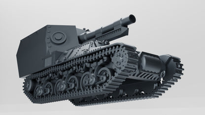 WWII German 15cm 13-1 Lorraine Sd.Kfz.135-1 Various Scales Historical Wargaming (US tariffs are pre-paid by us)