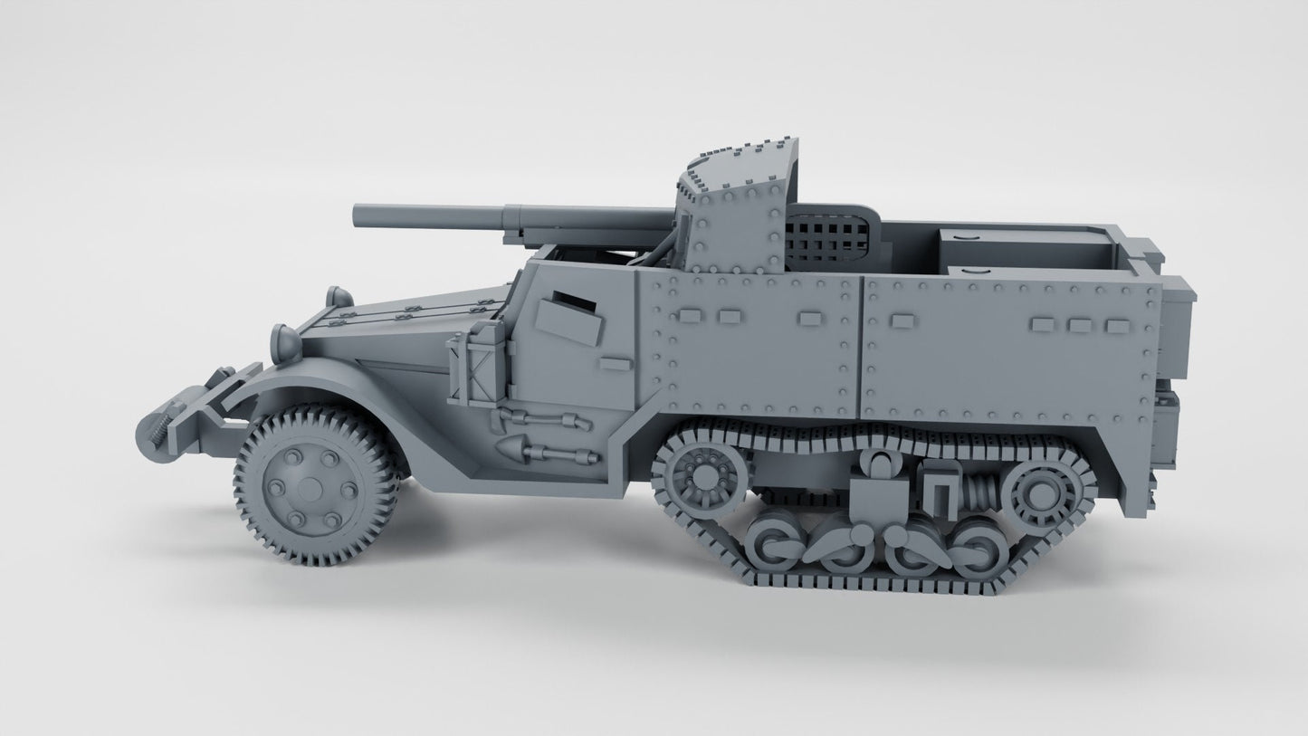 WWII US M3 Gun Motor Carriage Various Scales Historical Wargaming (US tariffs are pre-paid by us)