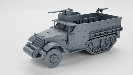 WWII US M5 Halftrack Various Scales Historical Wargaming