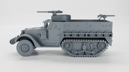 WWII US M5 Halftrack Various Scales Historical Wargaming (US tariffs are pre-paid by us)