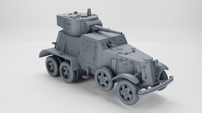 WWII Soviet Heavy Armoured Vehicle Broneavtomobil BA 6 Various Scales Historical Wargaming (US tariffs are pre-paid by us)