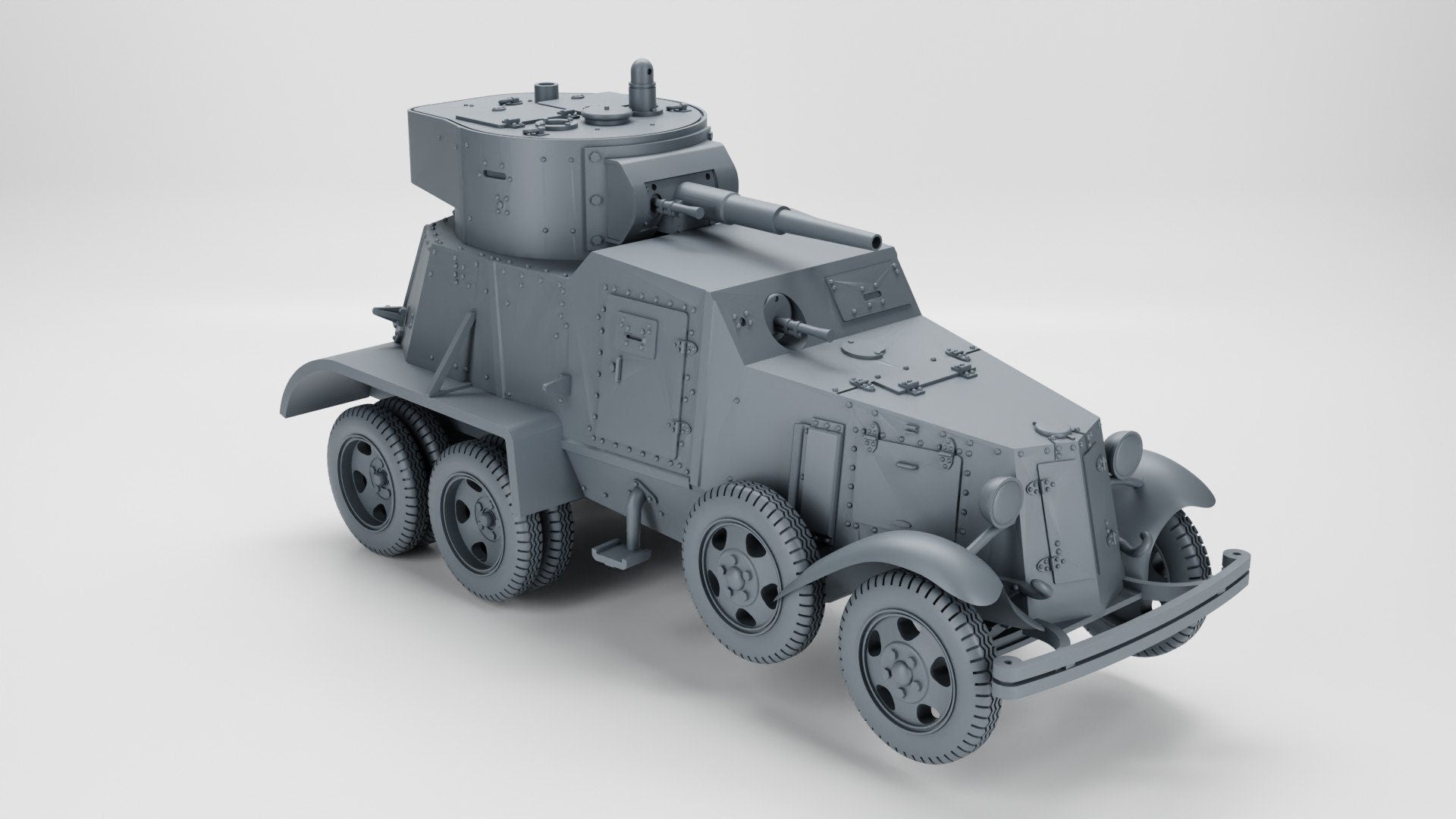WWII Soviet Heavy Armoured Vehicle Broneavtomobil BA 6 Various Scales Historical Wargaming