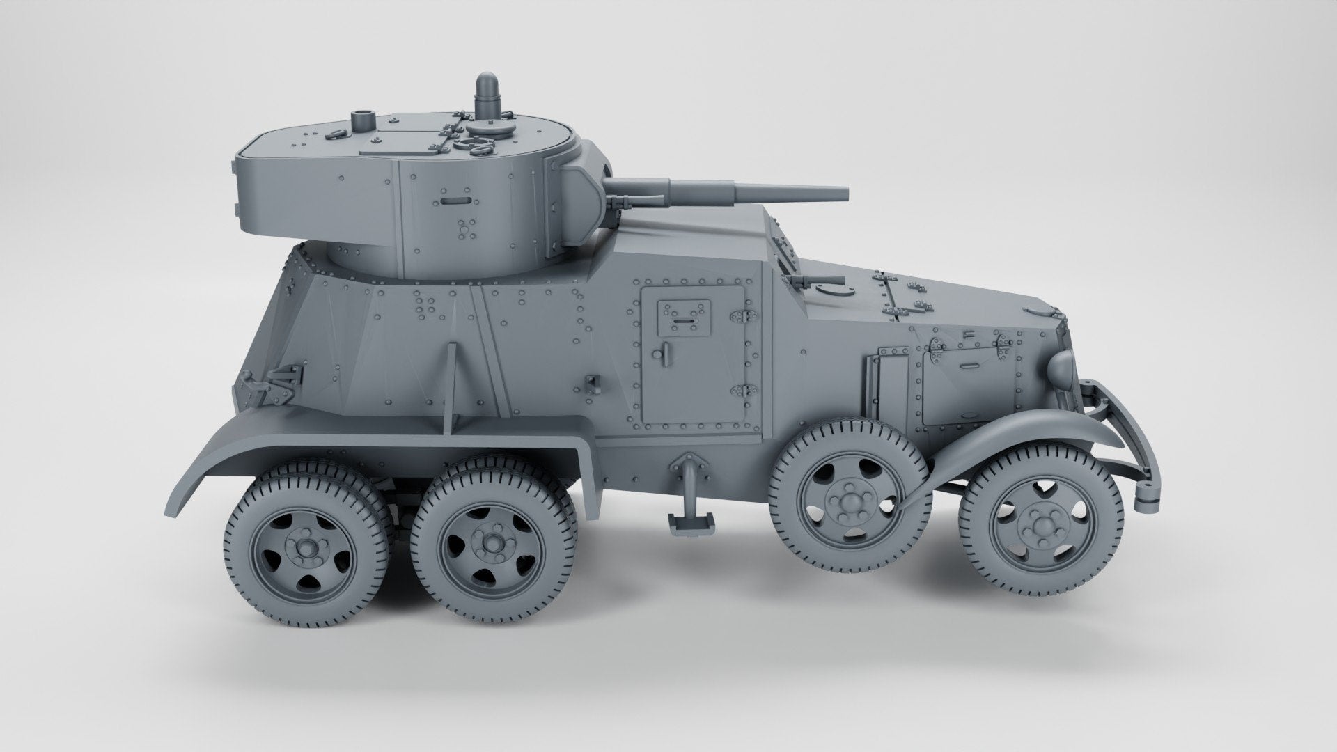 WWII Soviet Heavy Armoured Vehicle Broneavtomobil BA 6 Various Scales Historical Wargaming