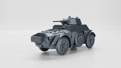 WWII Italian Fiat-Ansaldo Autoblinda 43 Various Scales Historical Wargaming (US tariffs are pre-paid by us)