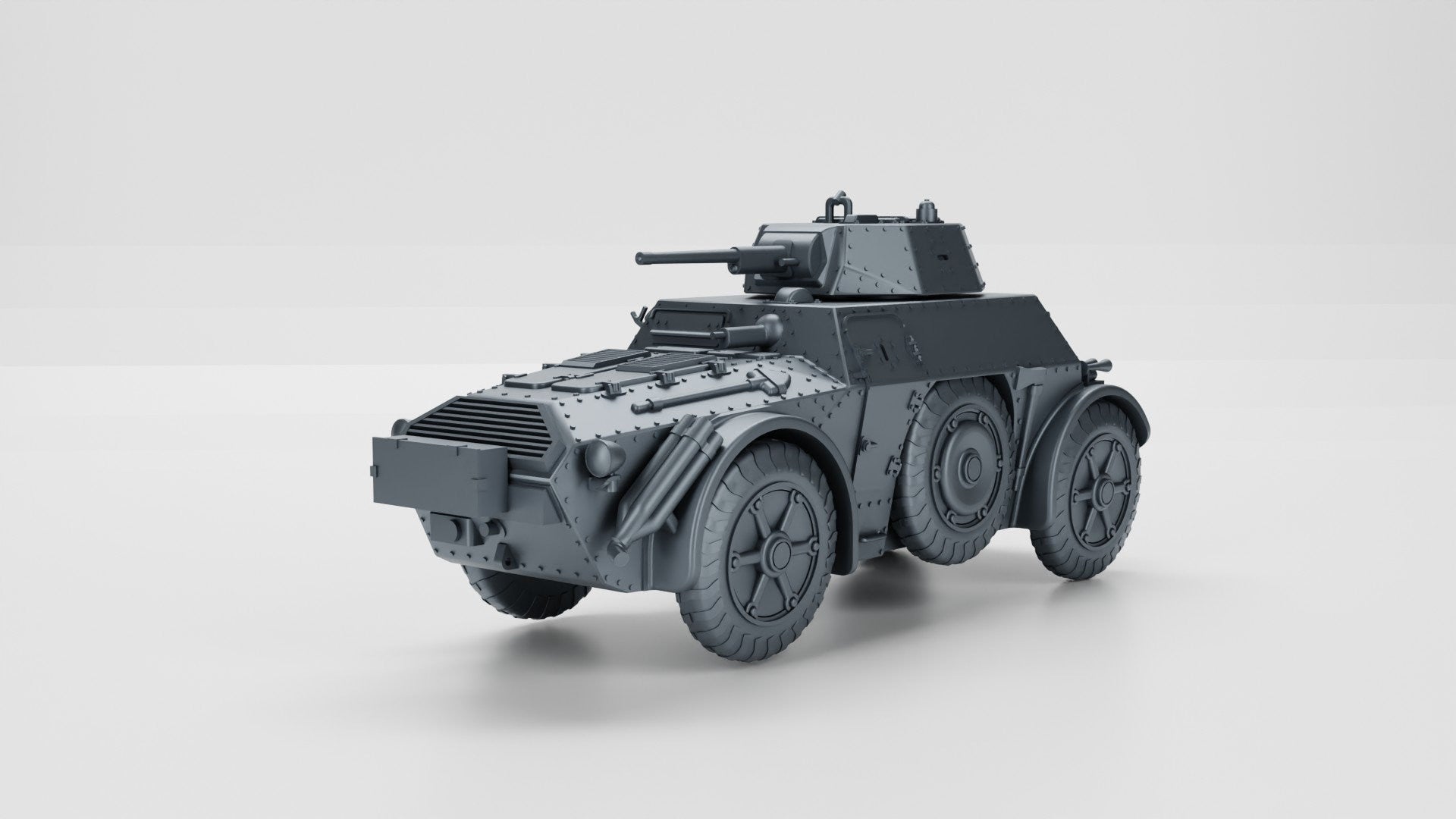 WWII Italian Fiat-Ansaldo Autoblinda 43 Various Scales Historical Wargaming